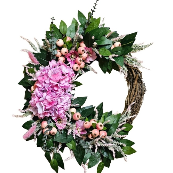 Pink Spring Wreath - Picture 2 of 9